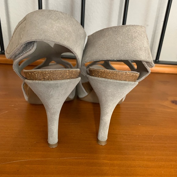 Pedro Garcia Pamela Suede Slingback Sandals Size 38 US 8 - Picture 4 of 16